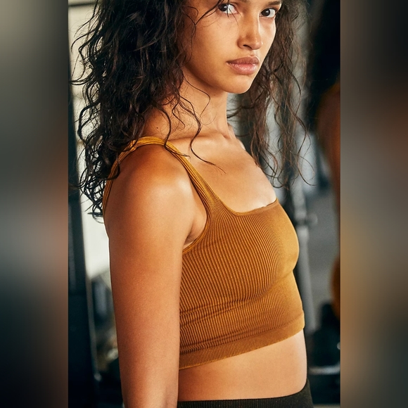 NEW FREE PEOPLE Happiness Runs Square Neck Tank size XS/S - Picture 3 of 11